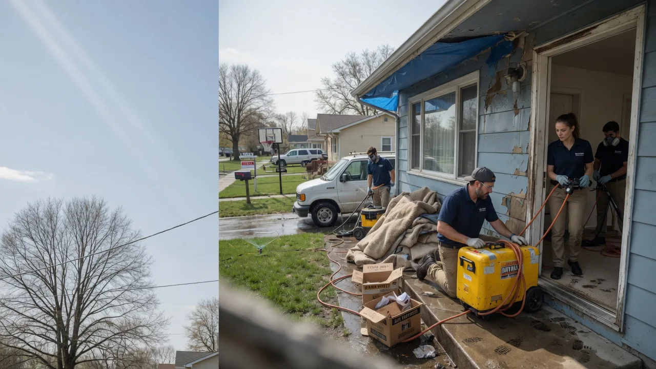 Basement Flood Cleanup in Akaska, SD near me